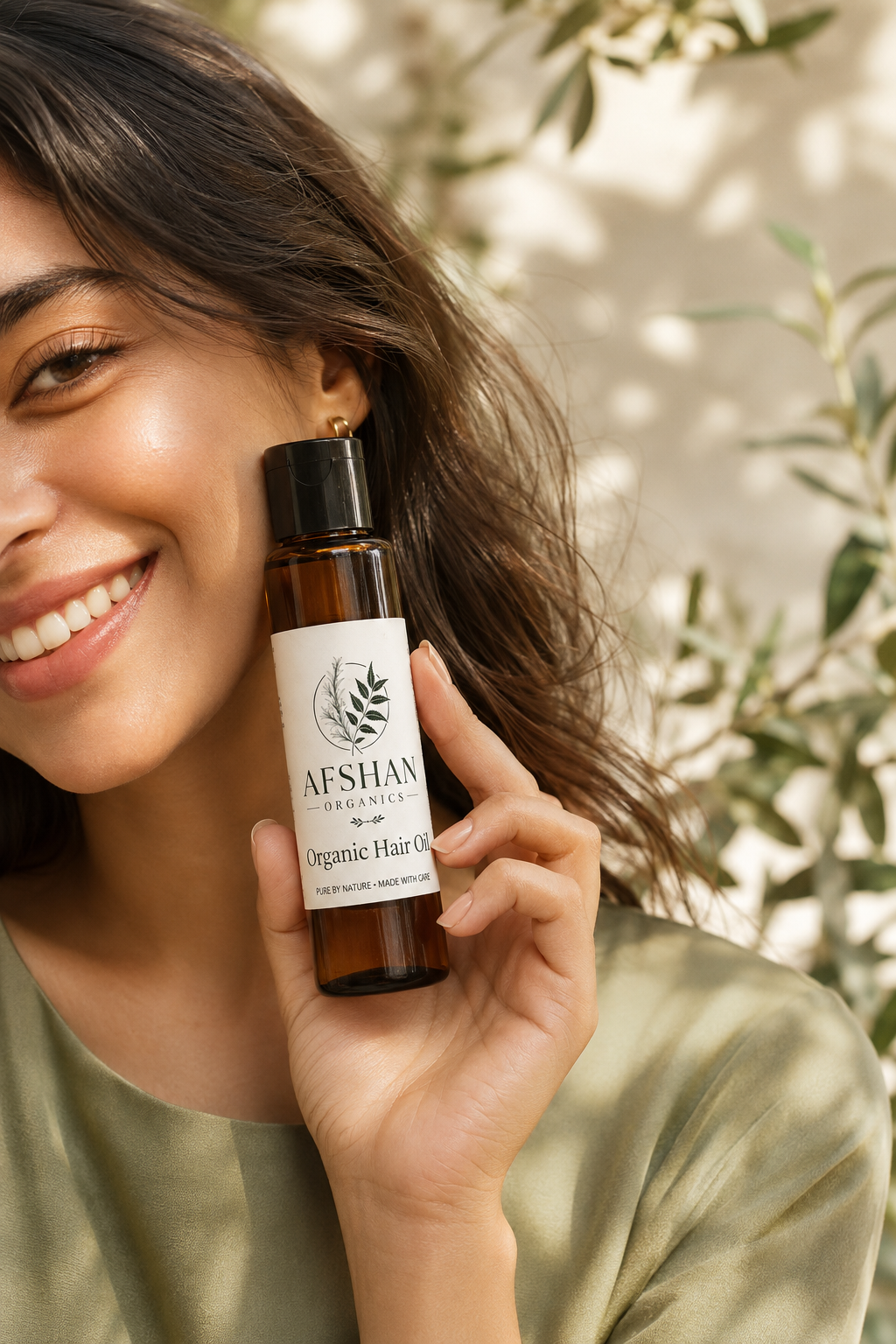 Organic Anti-Hair Fall Oil with Rosemary & Amla for Thick Hair